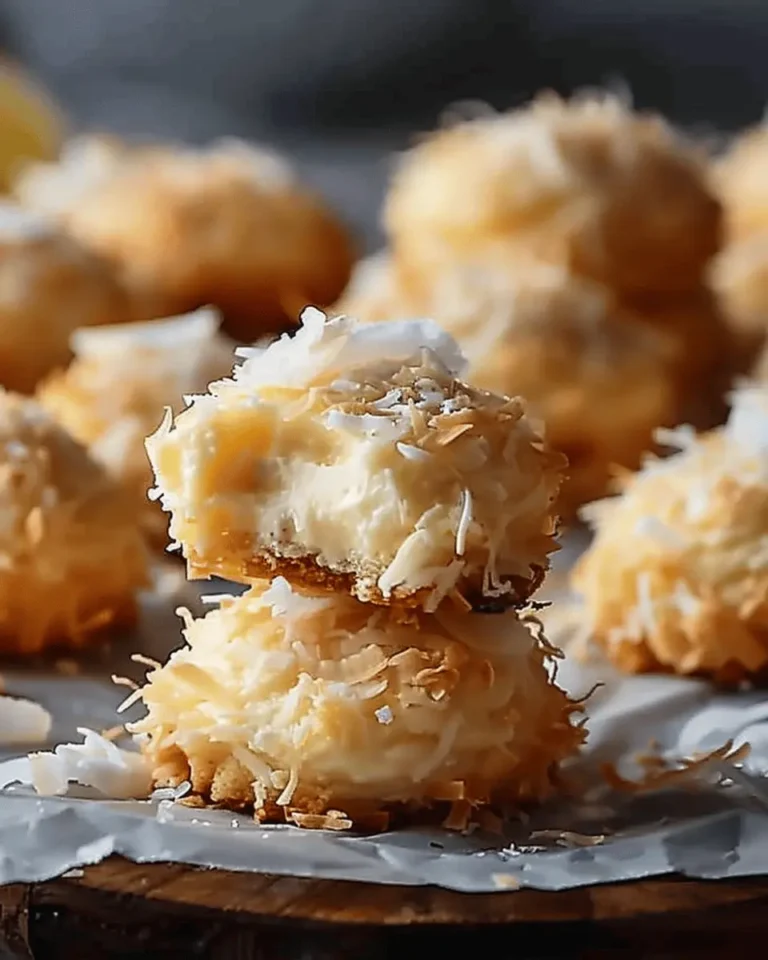 Lemon Coconut Cheesecake Cookies