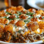 Creamy Beef Tater Tot Casserole