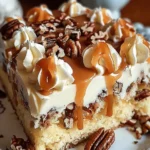 Butter Pecan Praline Poke Cake