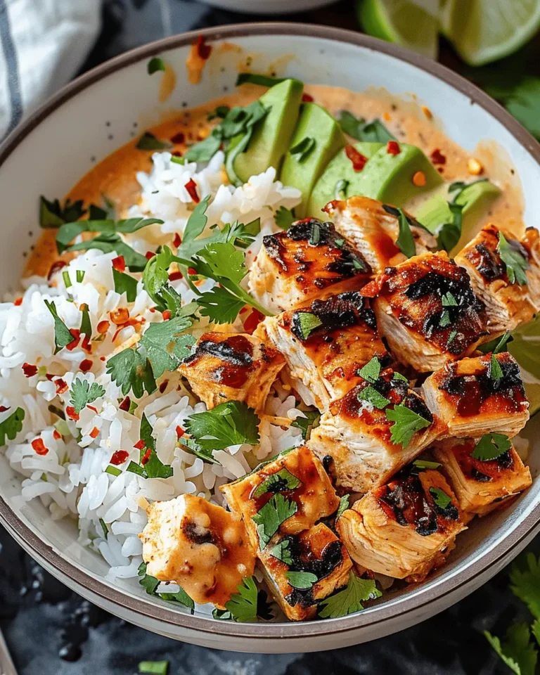 Coconut Chicken Rice Bowl