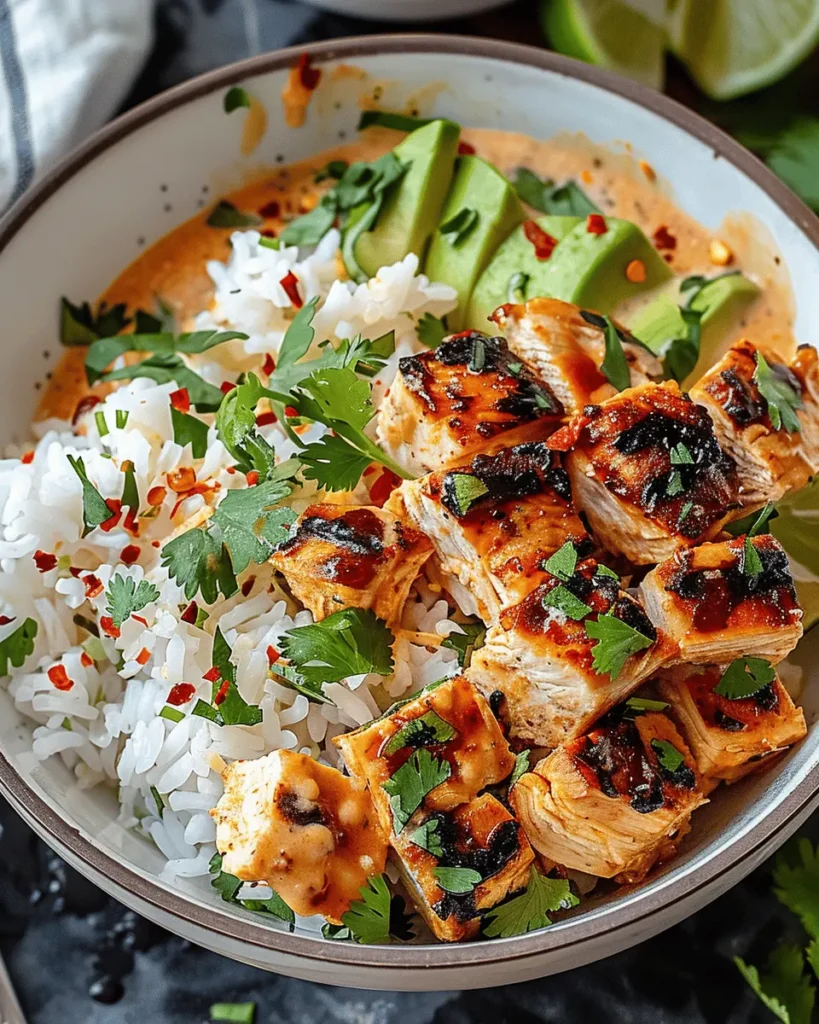 Coconut Chicken Rice Bowl