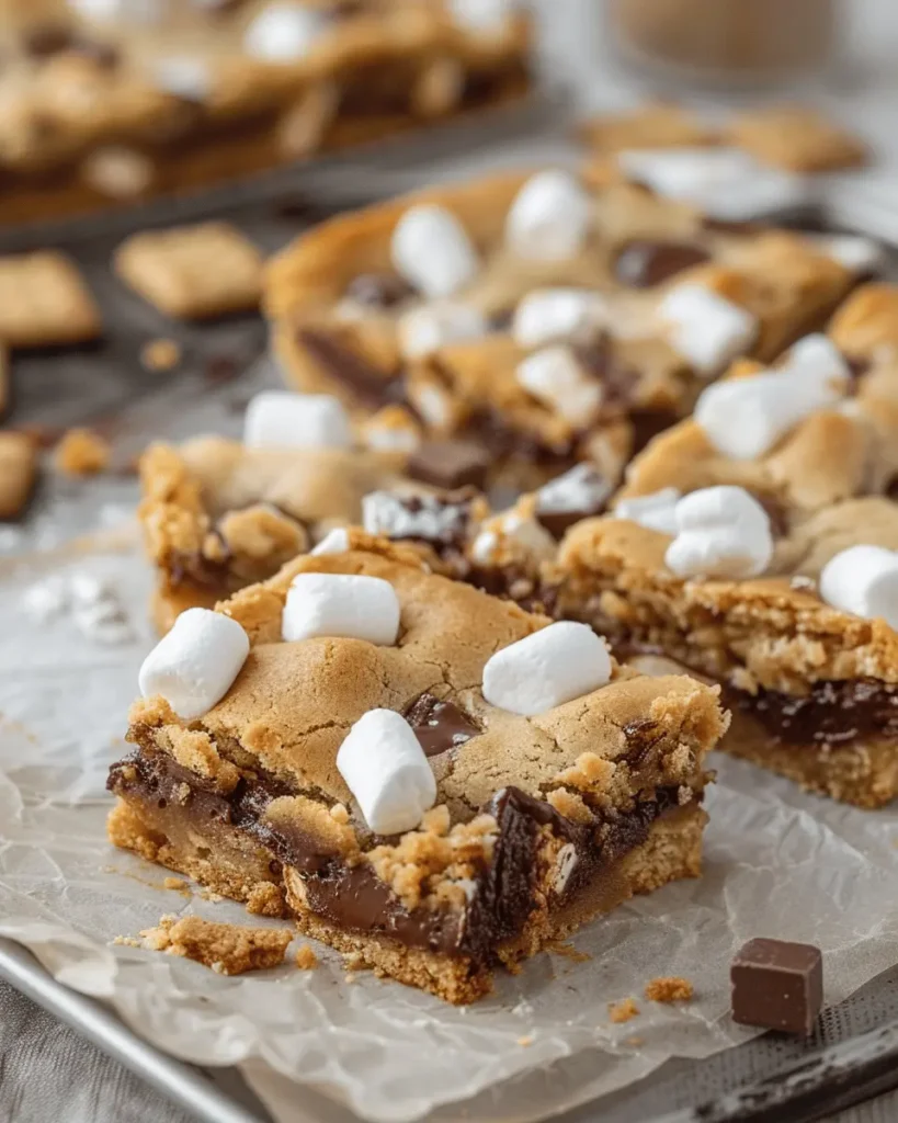 S’mores Cookie Bars