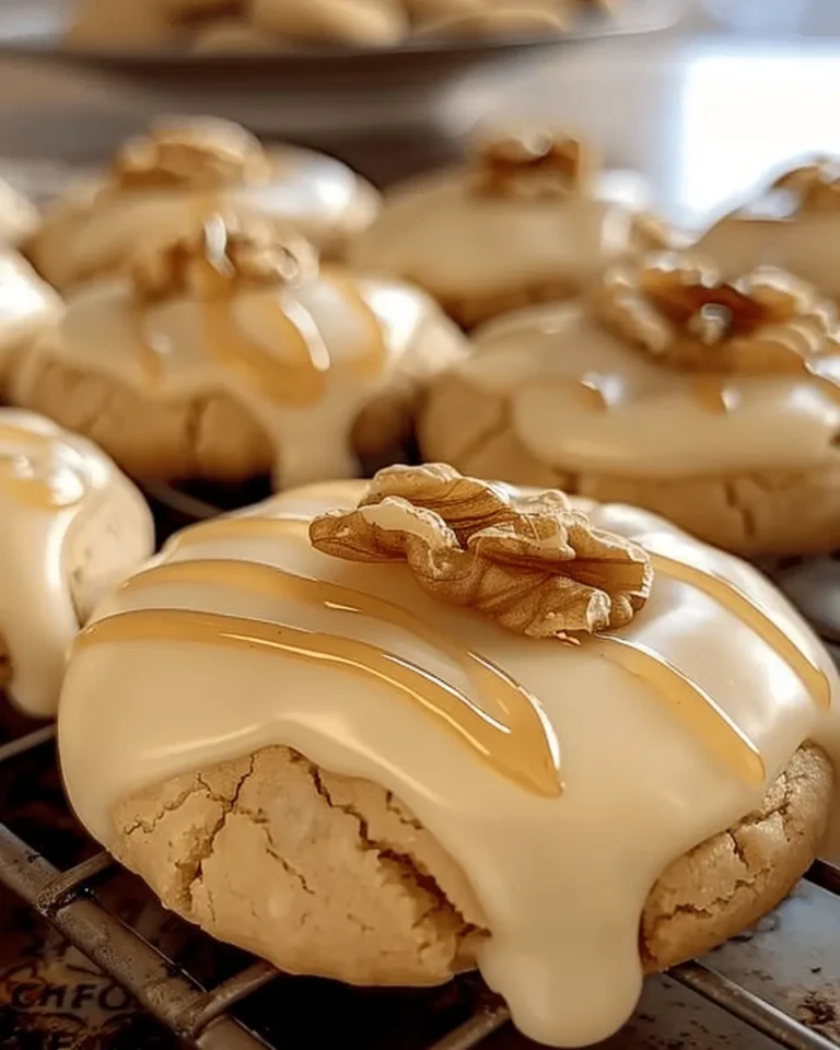 Maple Cookies with Maple Icing