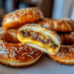 Cheeseburger Pretzel Bombs