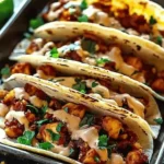 Garlic Butter Honey BBQ Chicken Tacos
