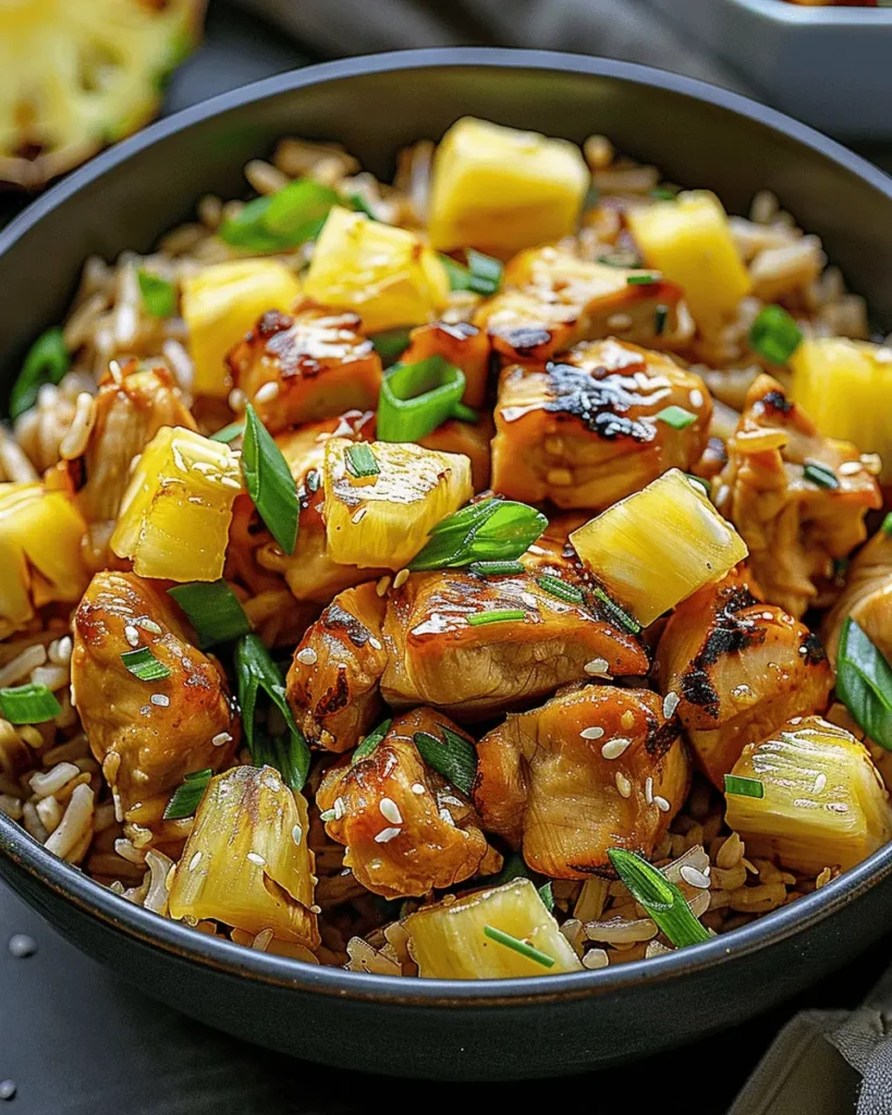 Pineapple Chicken and Rice