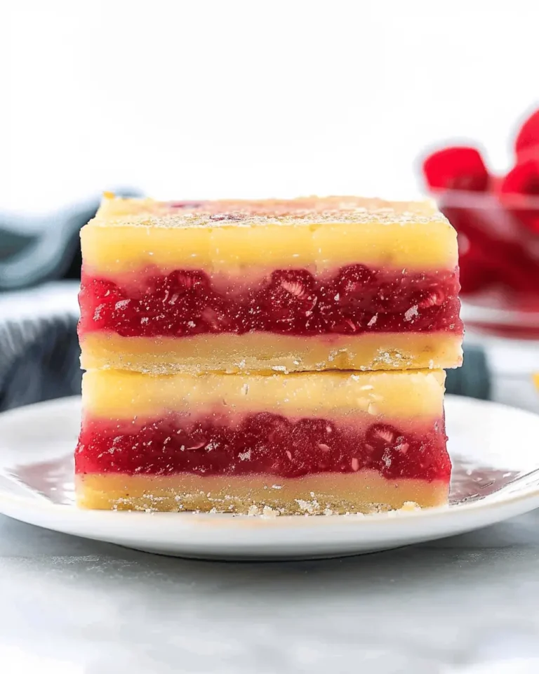 Lemon Raspberry Bars