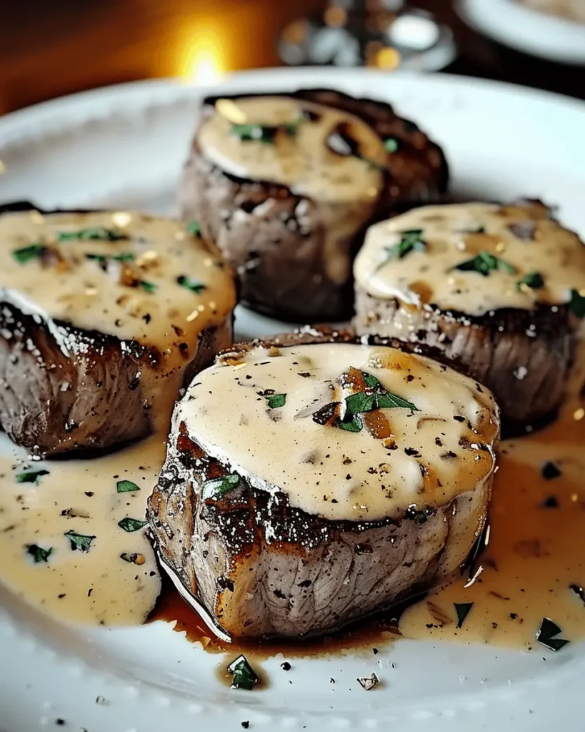 Steak with Haunted Bourbon Garlic Cream Sauce