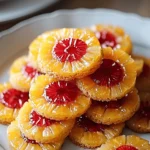 Pineapple Upside-Down Cookies