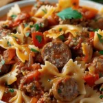 Italian Sausage With Bow Tie Pasta