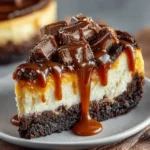 Caramel Brownie Cheesecake