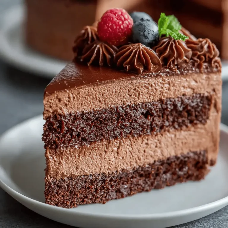 Chocolate Mousse Cake