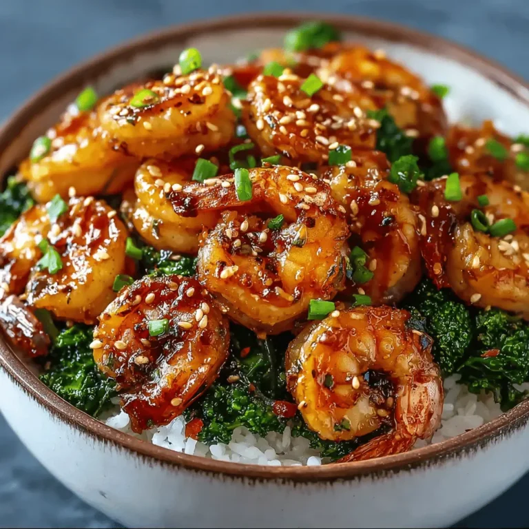 Honey Garlic Shrimp Bowls