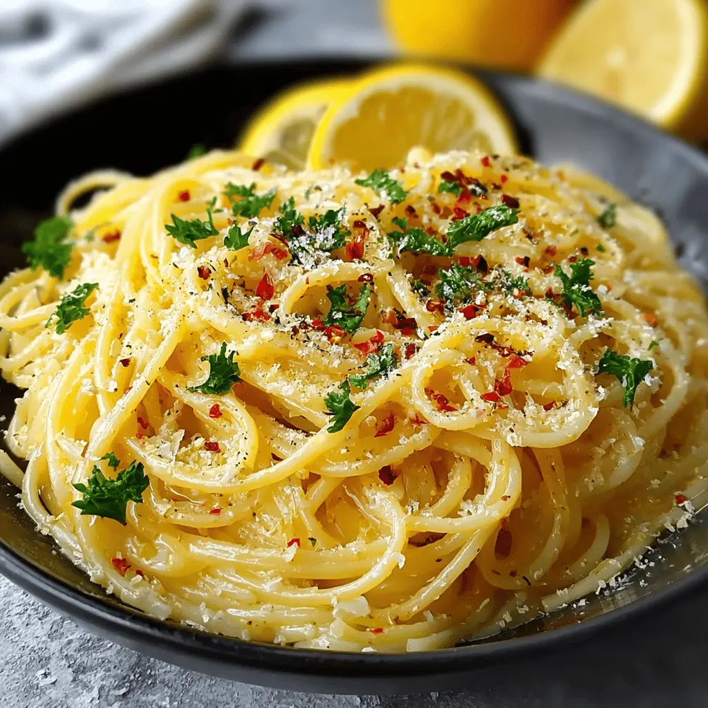 Lemon Garlic Butter Pasta