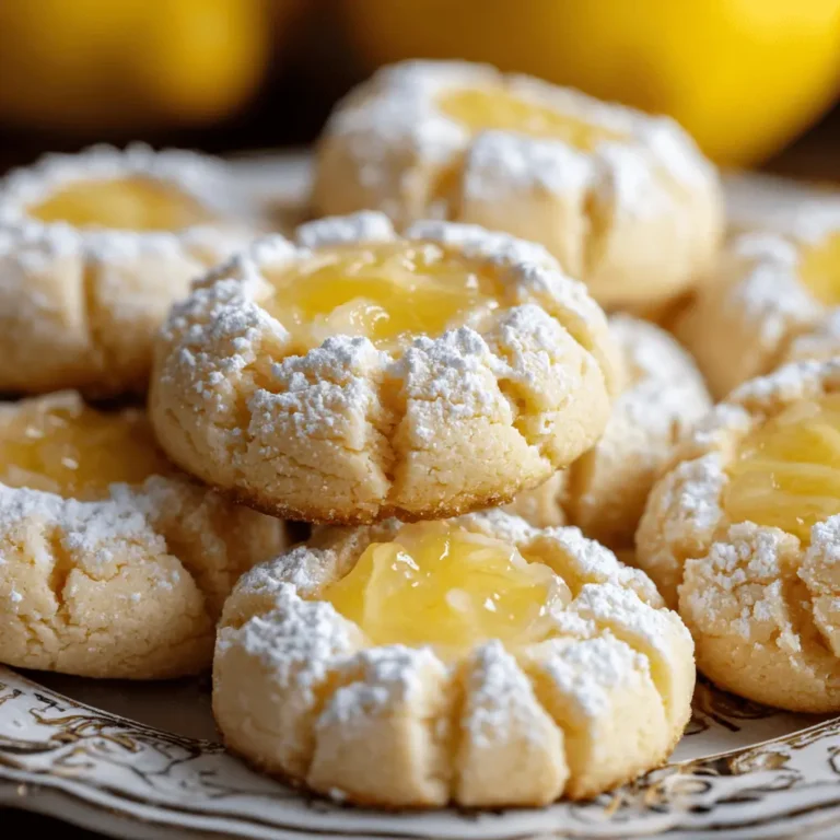Lemon Thumbprint Cookies