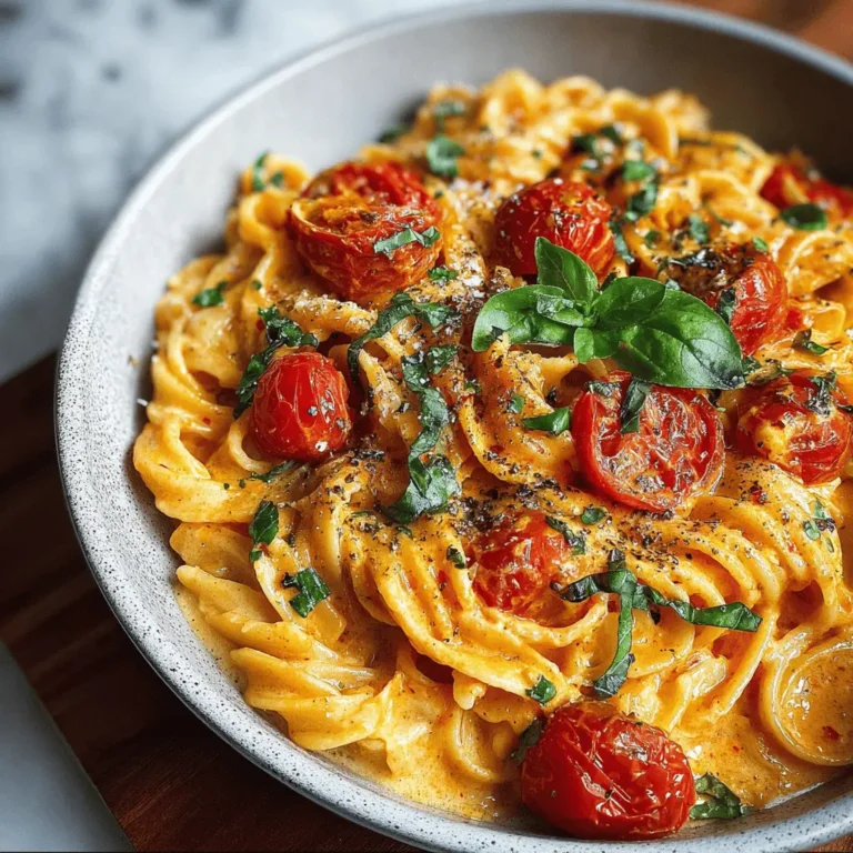 One Pot Creamy Tomato Pasta