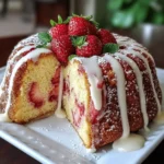 Strawberry Cream Cheese Pound Cake