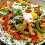Chicken Fajita Rice Bowls