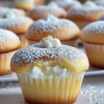 Fluffy Japanese Cotton Cheesecake Cupcakes