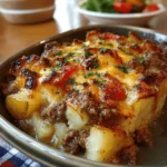 Southern Hamburger and Potato Casserole