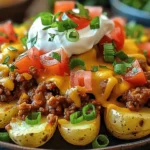 Cheesy Taco Potatoes
