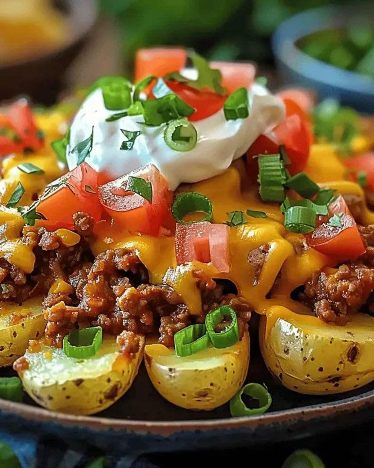 Cheesy Taco Potatoes