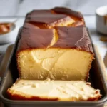 Burnt Basque Cheesecake in a Loaf Pan