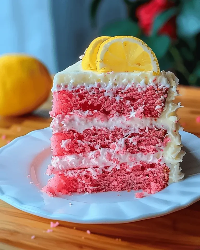Pink Lemonade Cake