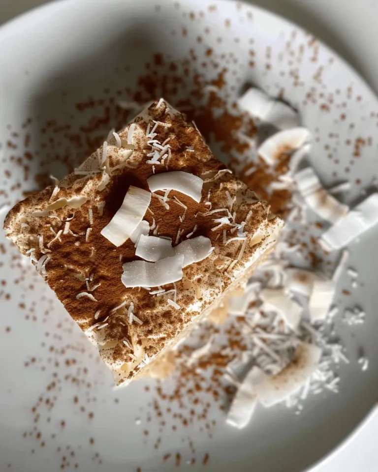 Coconut Rum (Coquito) Tiramisu