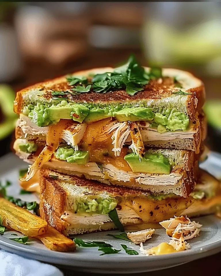 Chicken Avocado Melt Sandwich