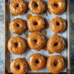 Baked Pumpkin Donuts with Maple Glaze