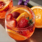 Chilled Peach Moscato Sangria