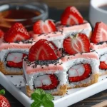 Strawberry Shortcake Sushi