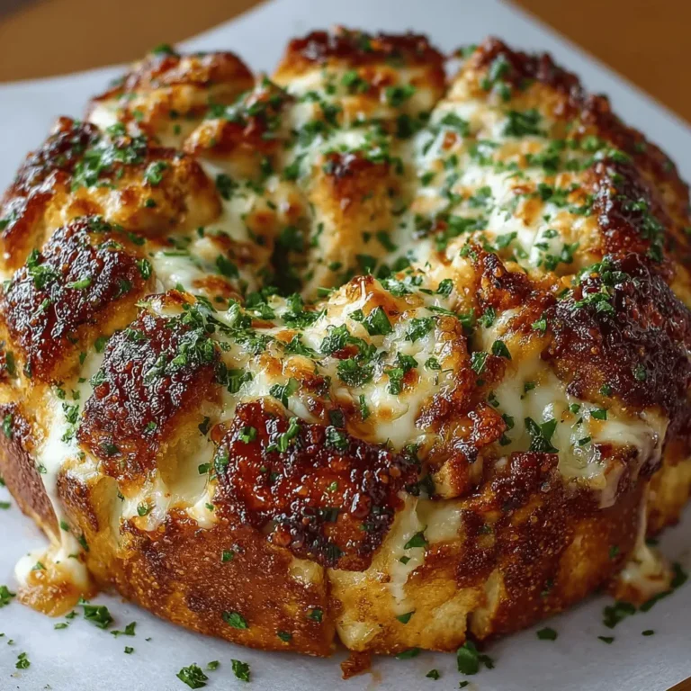 Chicken Alfredo Monkey Bread