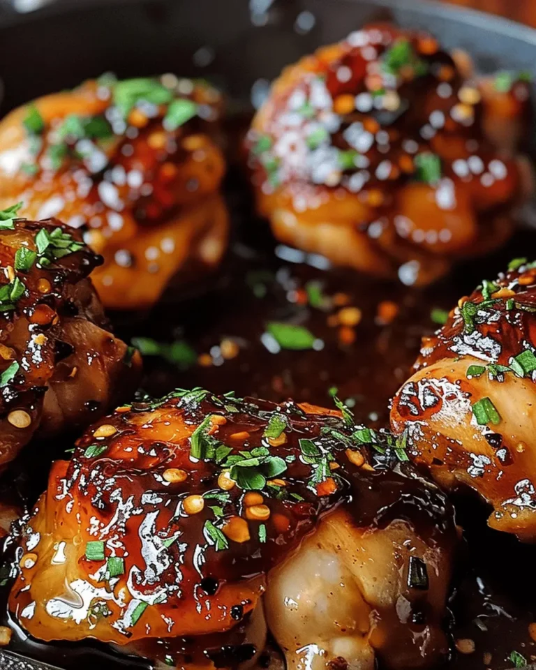 Honey Garlic Chicken Thighs
