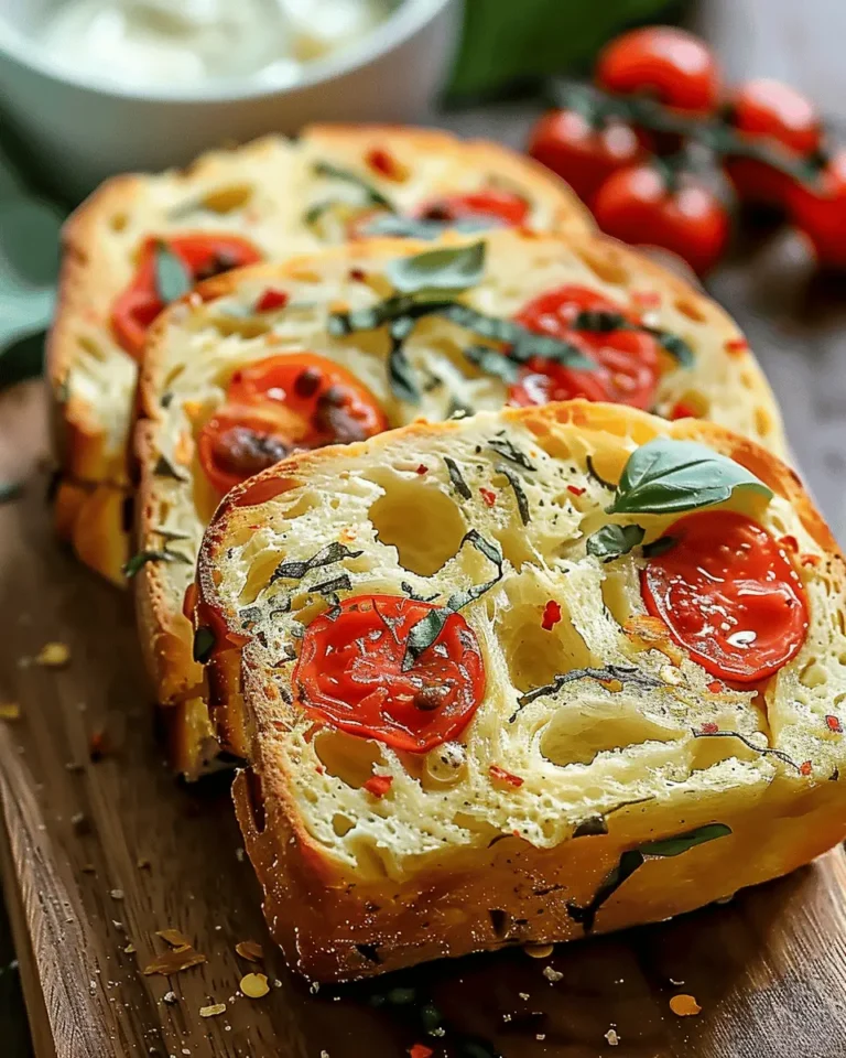 Savory Caprese Bread