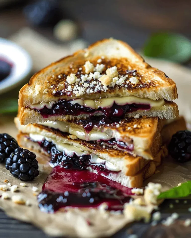 Balsamic Blackberry Bliss Grilled Cheese