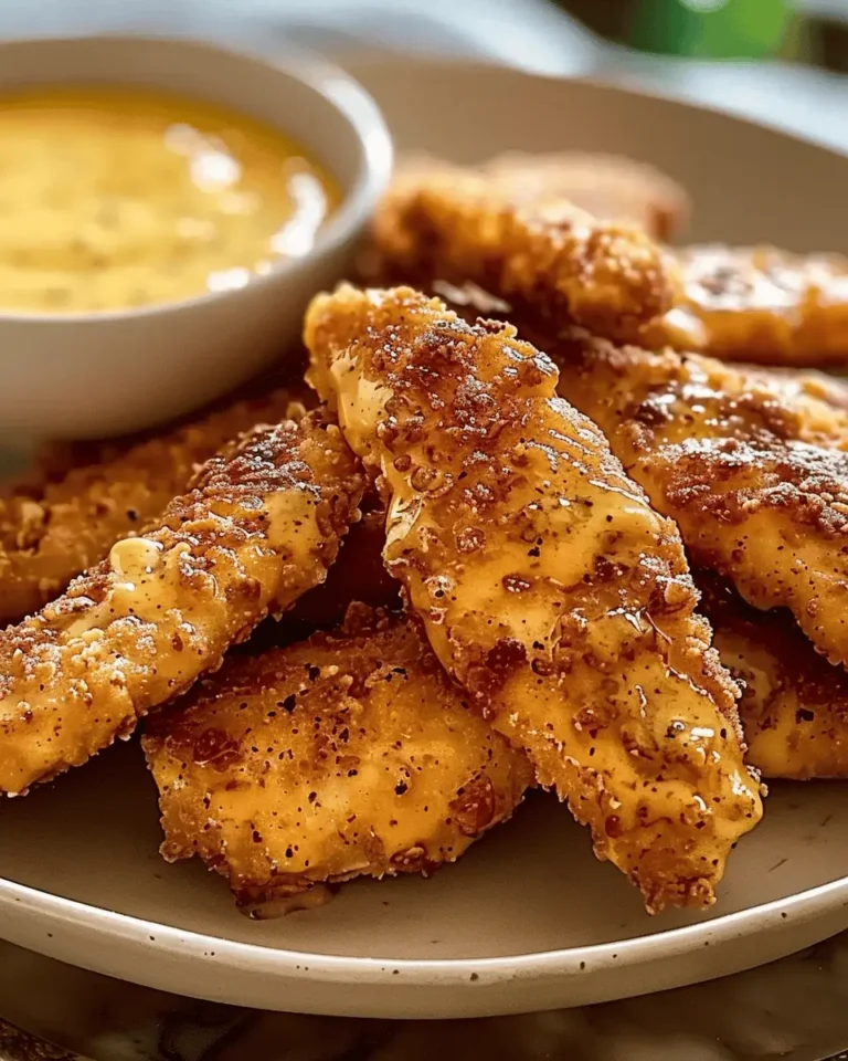 Cispy Mustard Chicken Tenders: