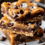 Salted Caramel Chocolate Chip Bars