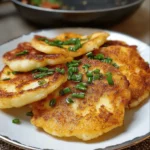 Korean Potato Cheese Pancakes