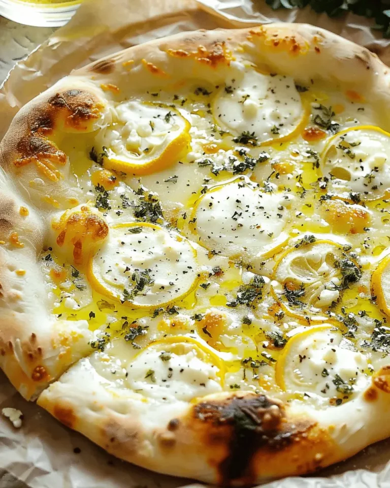 Lemon Pizza