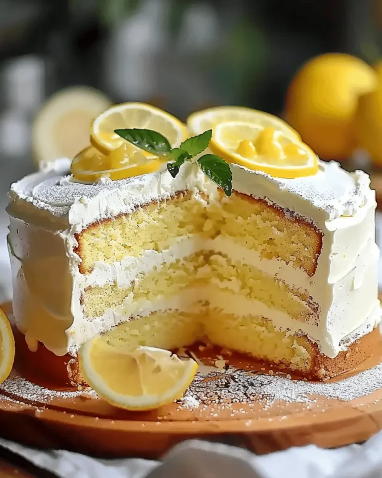 Italian Lemon Cream Cake