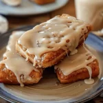 Soft Baked Maple Donut Bars