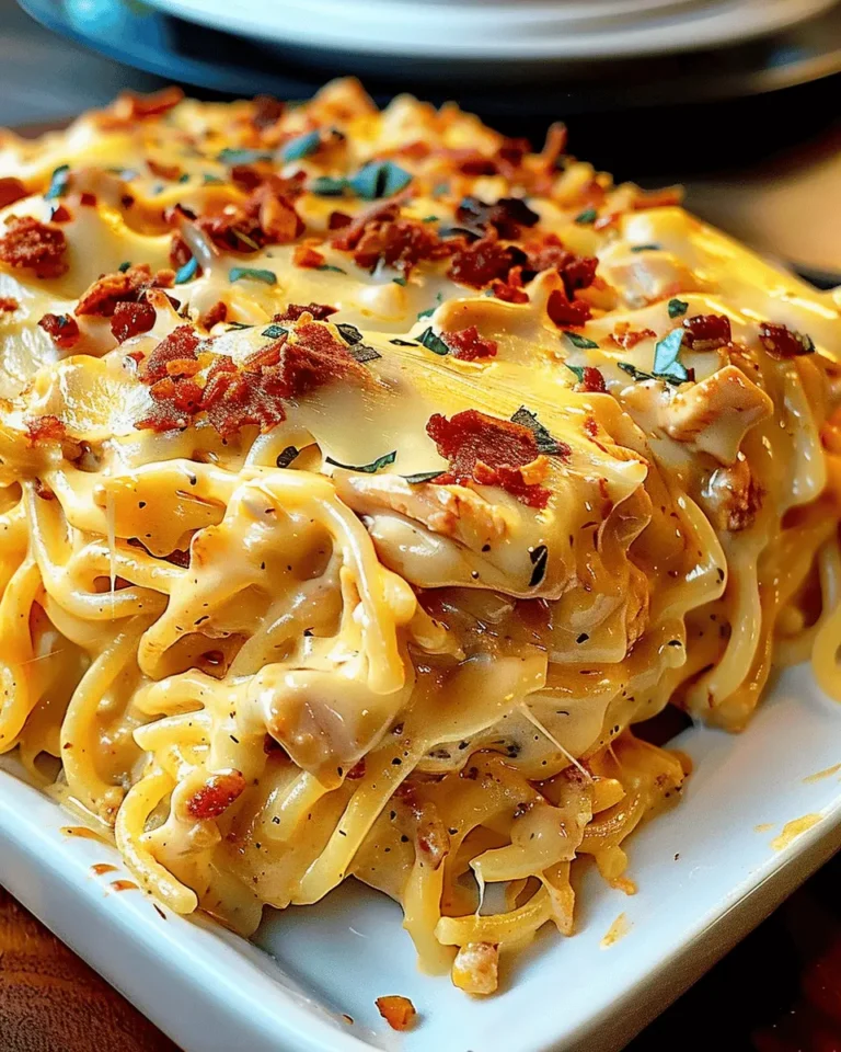 Spicy Southern Cheesy Chicken Spaghetti Casserole