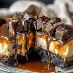 Caramel Brownie Cheesecake
