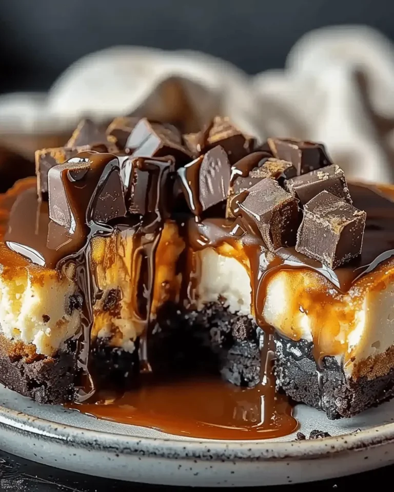 Caramel Brownie Cheesecake