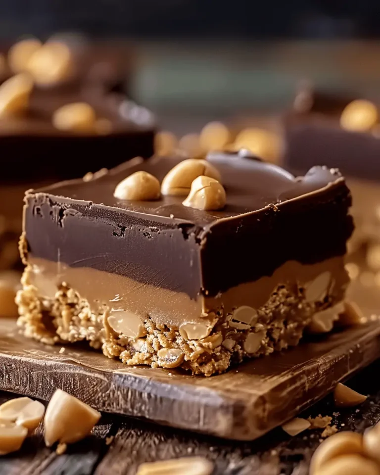 Reese’s Peanut Butter No-Bake Bars