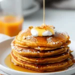 Blender Oatmeal Pumpkin Pancakes