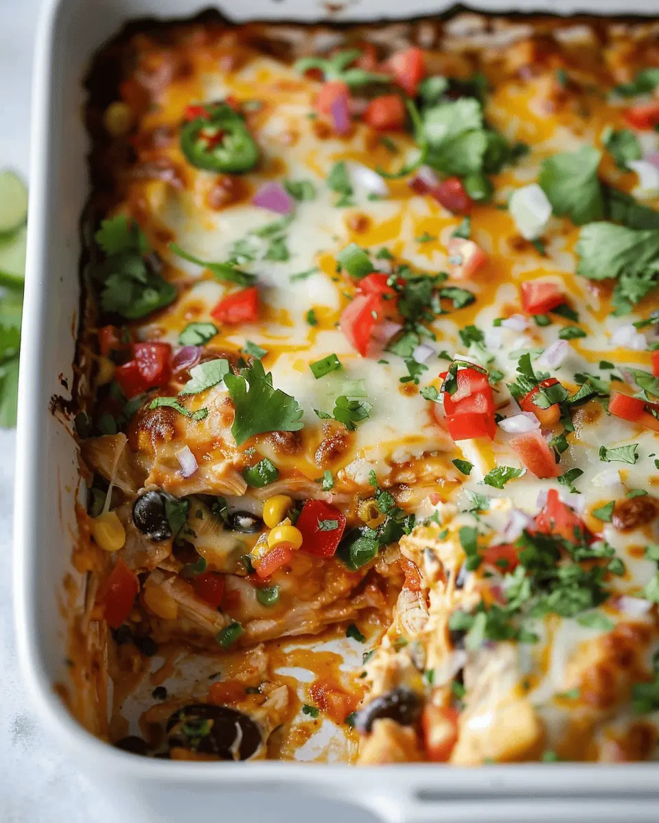 Chicken Burrito Casserole: Easy, Family-Friendly Comfort Food