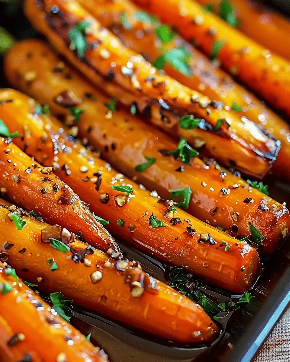 Maple Dijon Roasted Carrots: A Deliciously Easy Veggie Side Dish